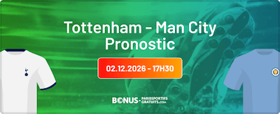 prono tottenham vs man city sur