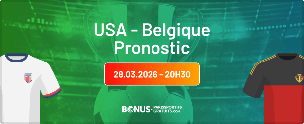 usa belgique pronostic