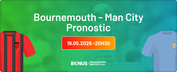 bournemouth vs man city pronostic