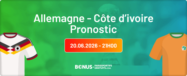prono allemagne vs cote d ivoire sur bpsg