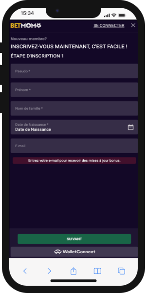 inscription betmomo 