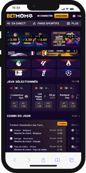 version mobile betmomo