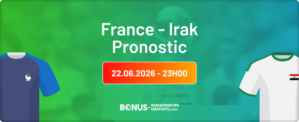 france irak pronostic