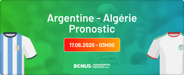 prono argentine vs algerie