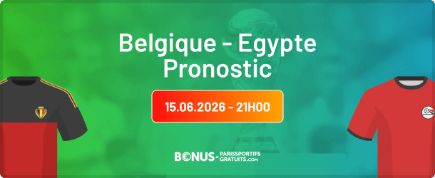 prono belgique vs egypte