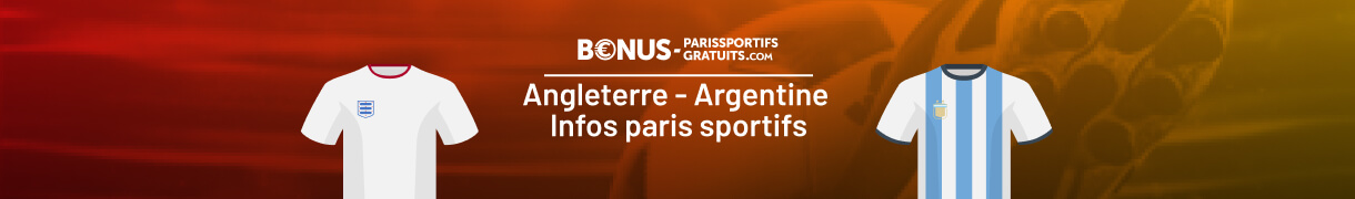 infos pour parier sur angleterre vs argentine sur bpsg