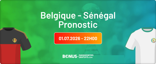 prono belgique vs senegal 